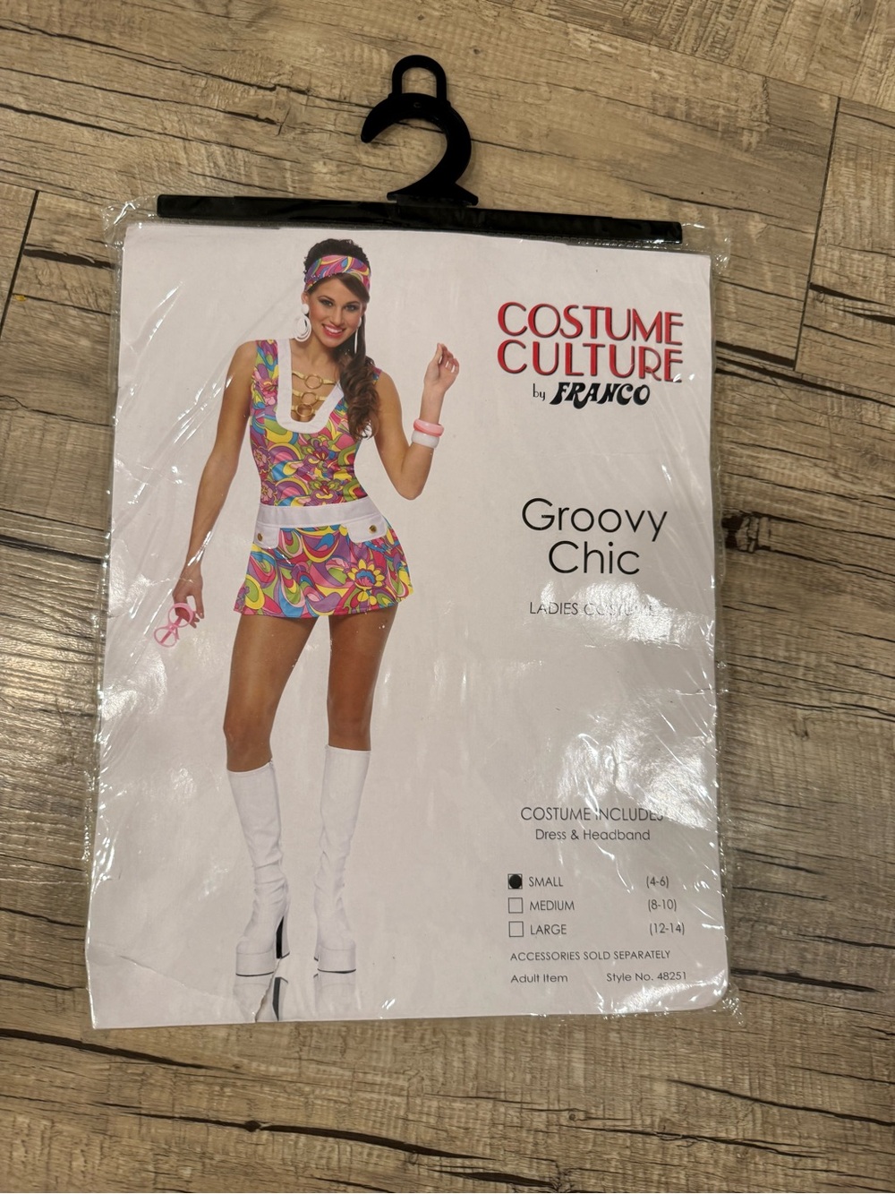 Costume Culture Franco Groovy Chic Women’s Small 60s 70’s Retro Dress Multicolor